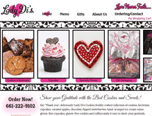 Tablet Screenshot of ladydiscookies.com